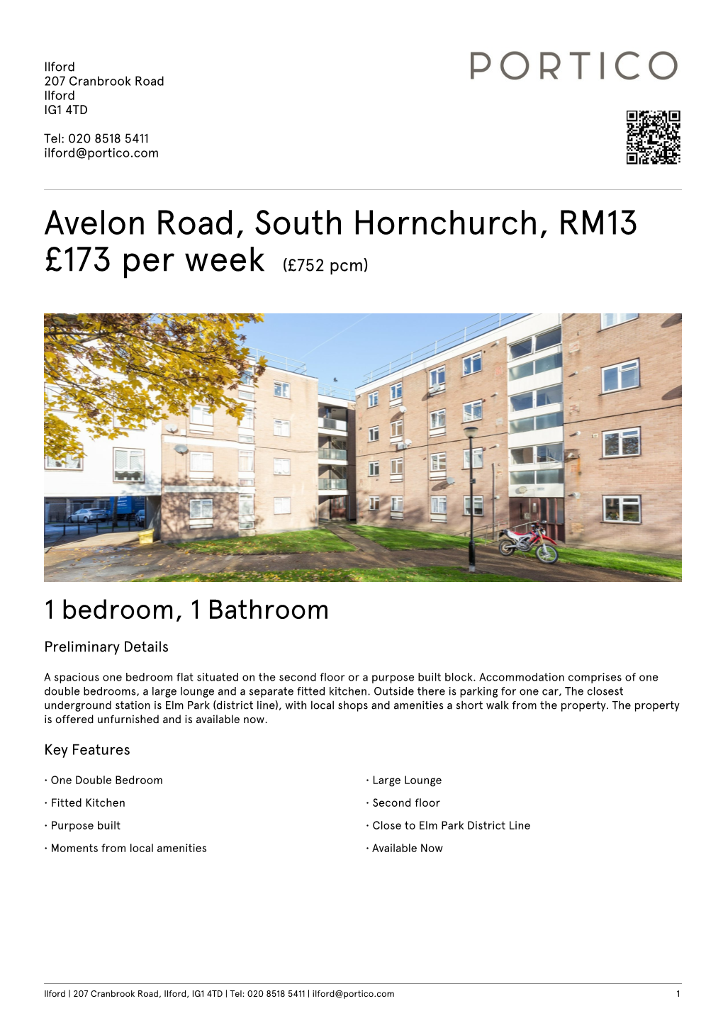 Avelon Road, South Hornchurch, RM13 £173 Per Week