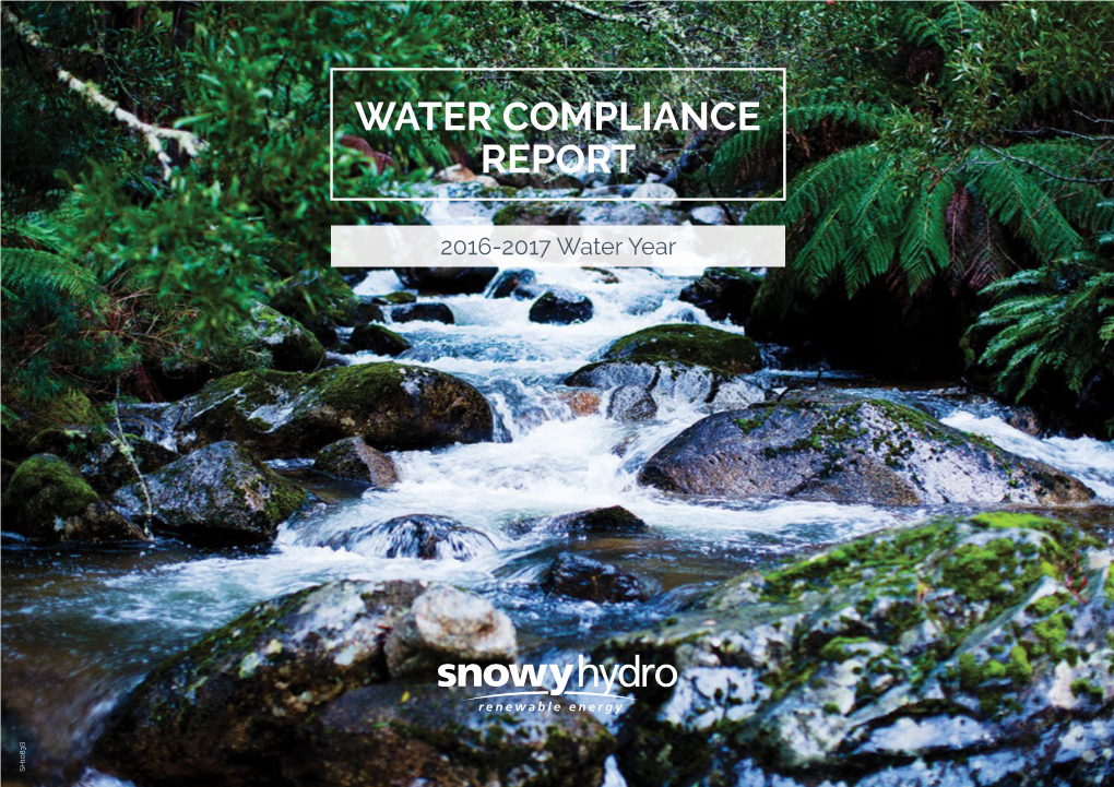 Water Compliance Report