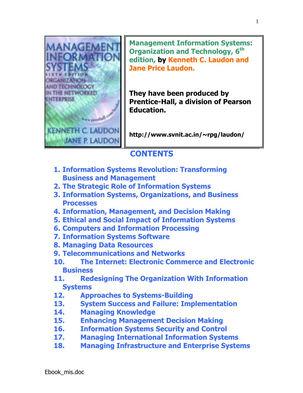 Topic 2 Management Information Systems