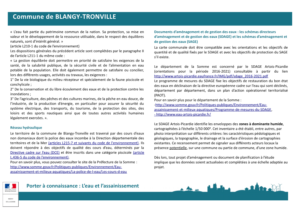 Commune De BLANGY-TRONVILLE