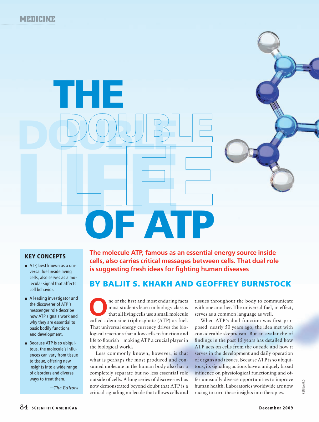 The Double Life of ATP. Scientific American, 301, 60-67