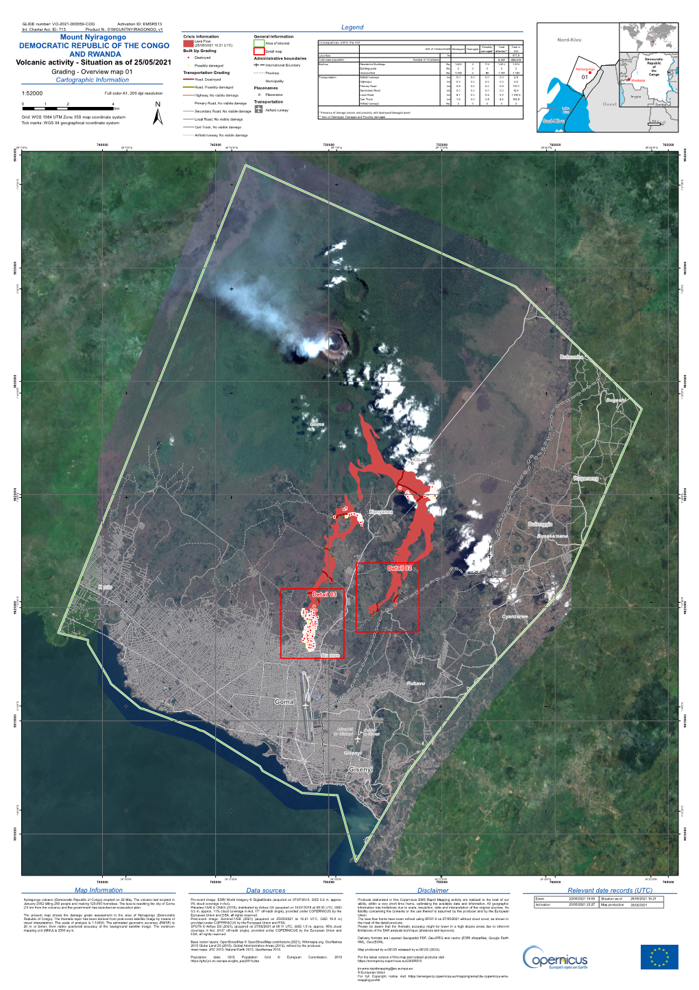 ^ Mount Nyiragongo DEMOCRATIC REPUBLIC of the CONGO and RWANDA Volcanic Activity