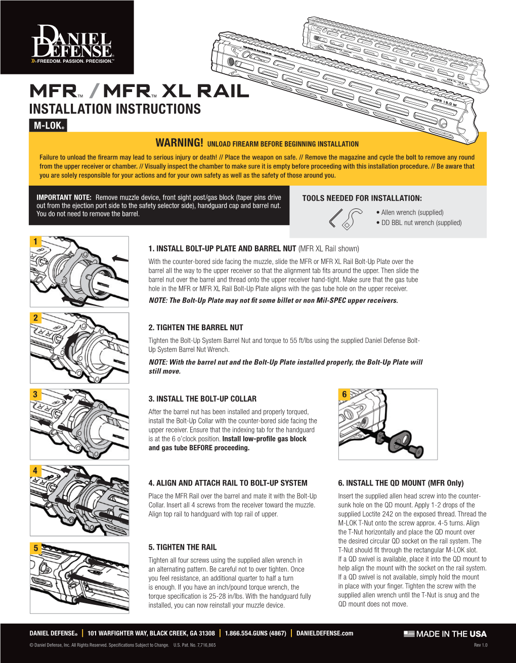 Mfr™ /Mfr™ Xl Rail