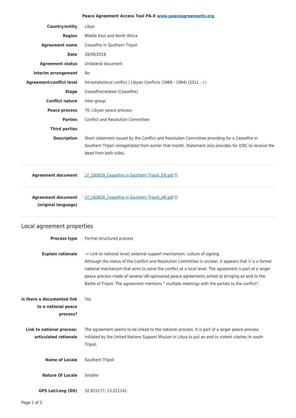 Export Agreement Coding (PDF)