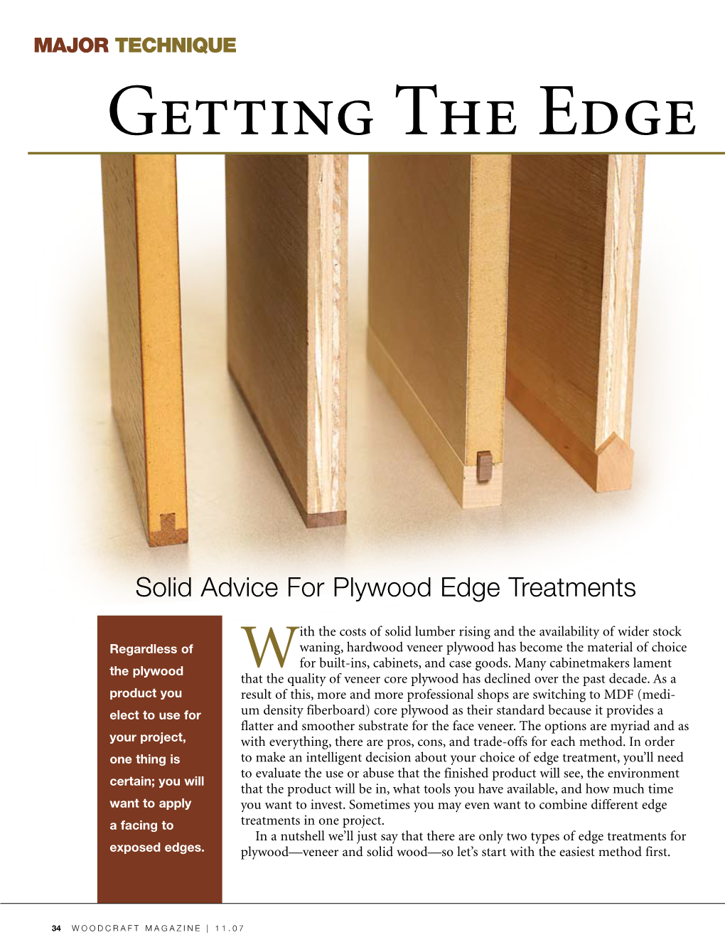 Getting the Edge on Plywood
