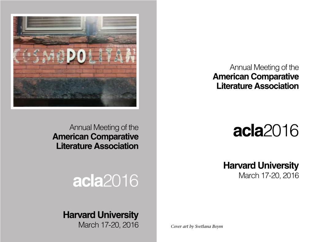 2016 Literature Association