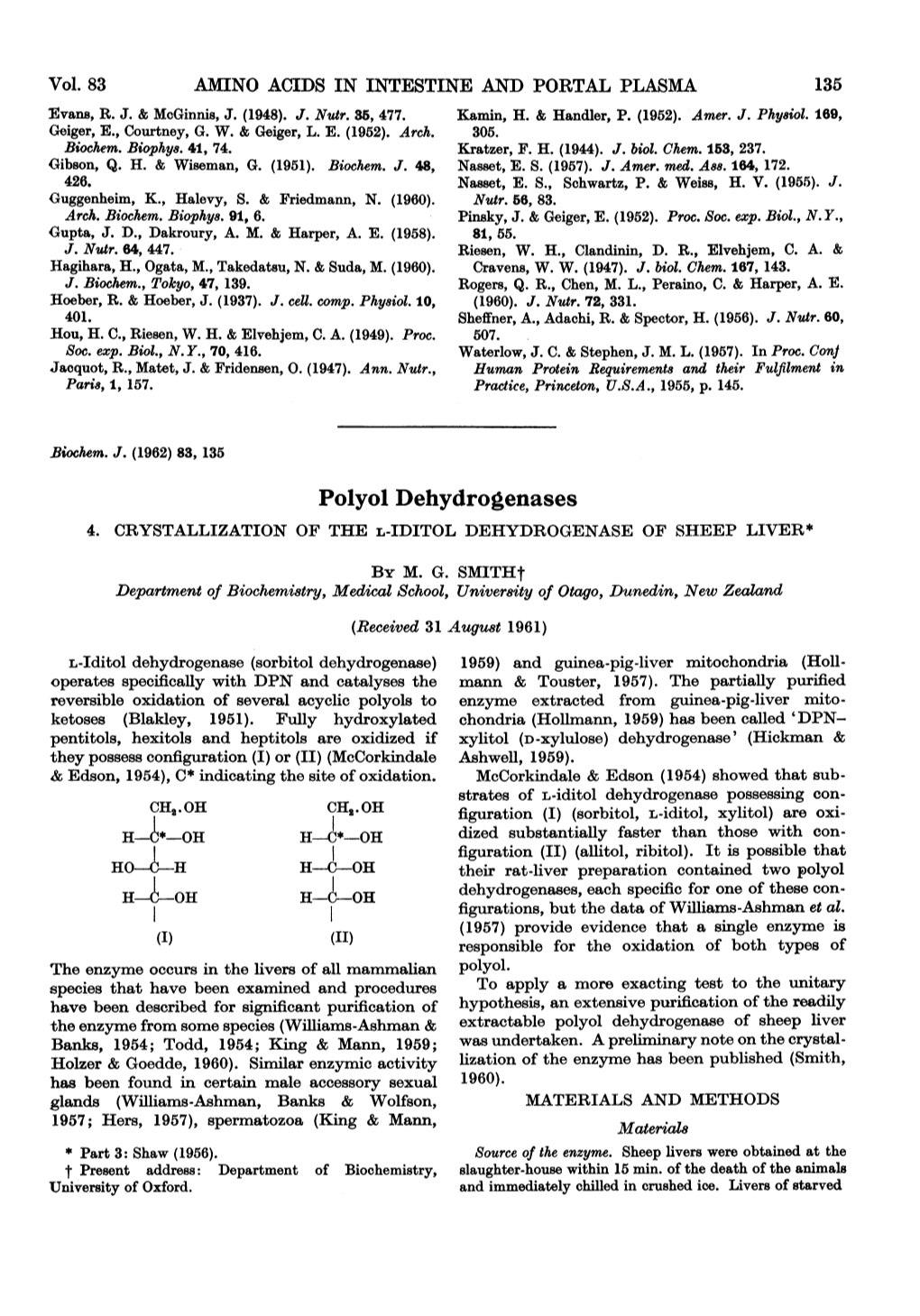 Polyol Dehydrogenases 4