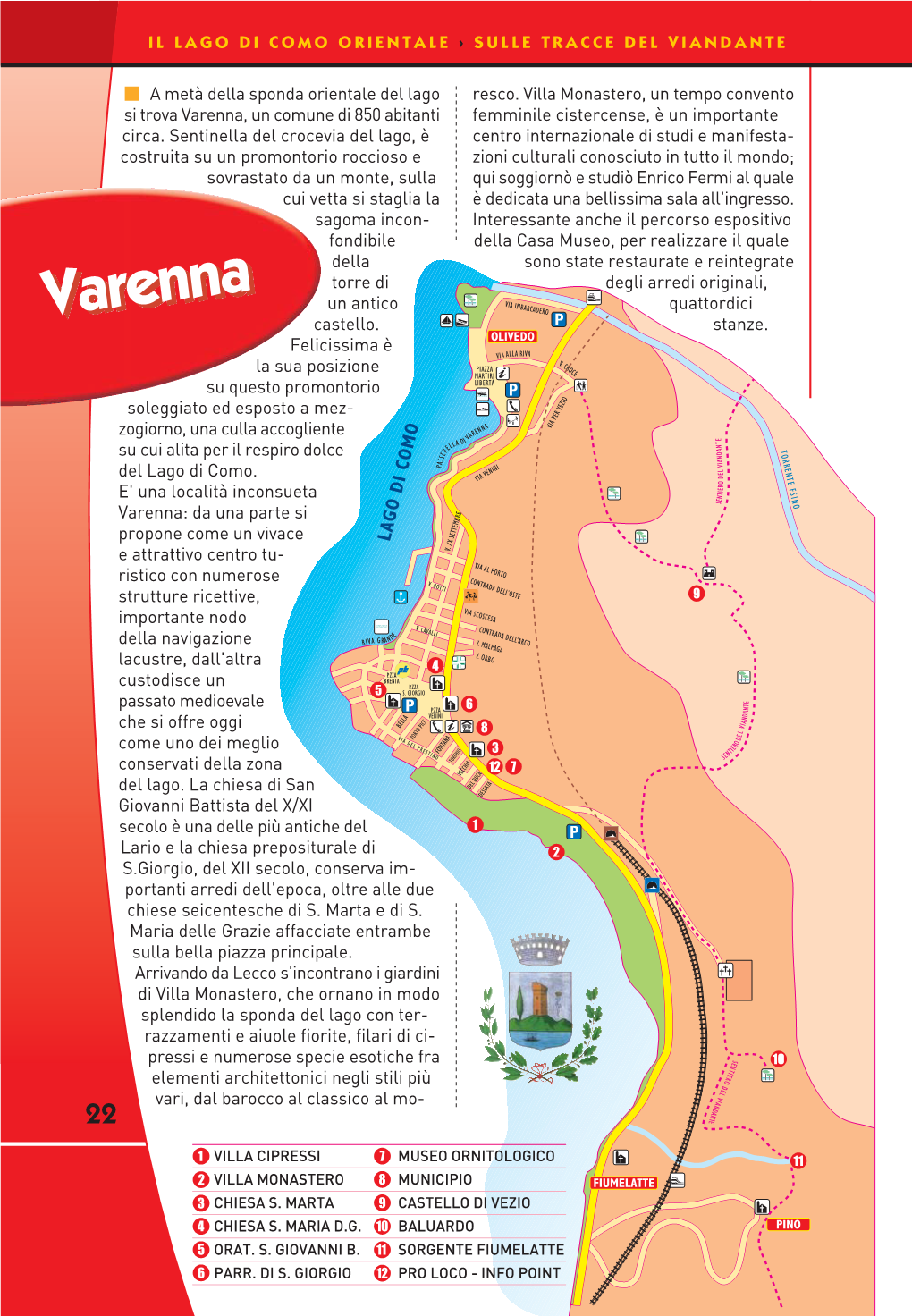 Varenna, Un Comune Di 850 Abitanti Femminile Cistercense, È Un Importante Circa