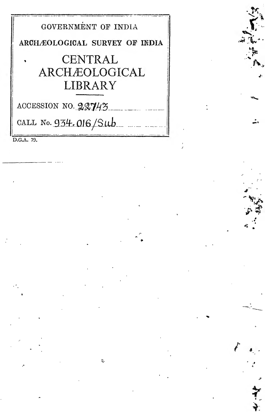 Buddhist Remains in Andhra and the History of Andhra Between 225