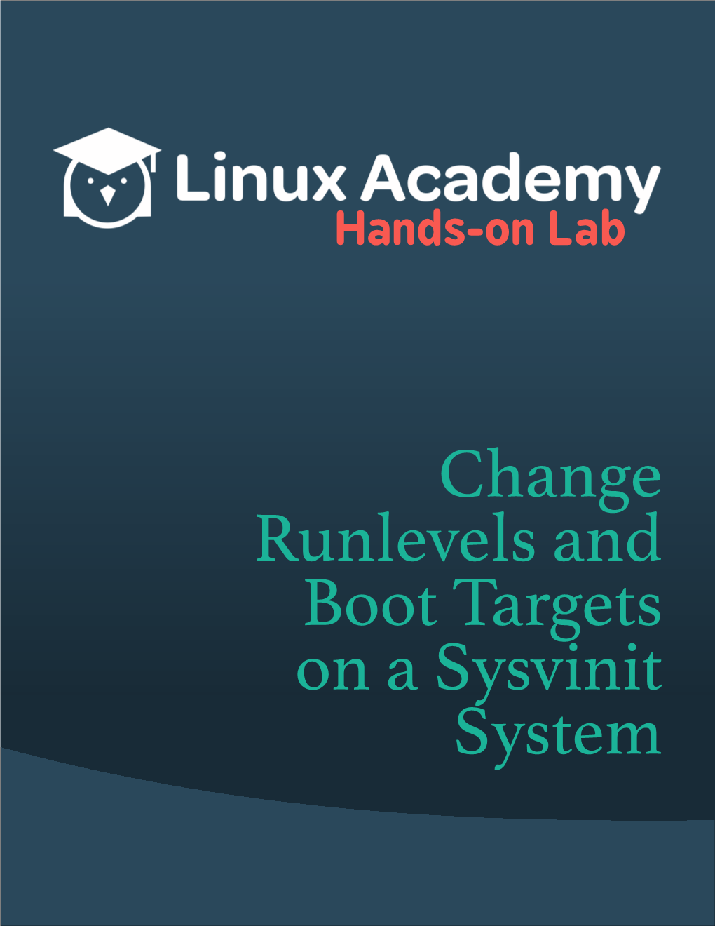 Change Runlevels and Boot Targets on a Sysvinit System Contents Related Courses