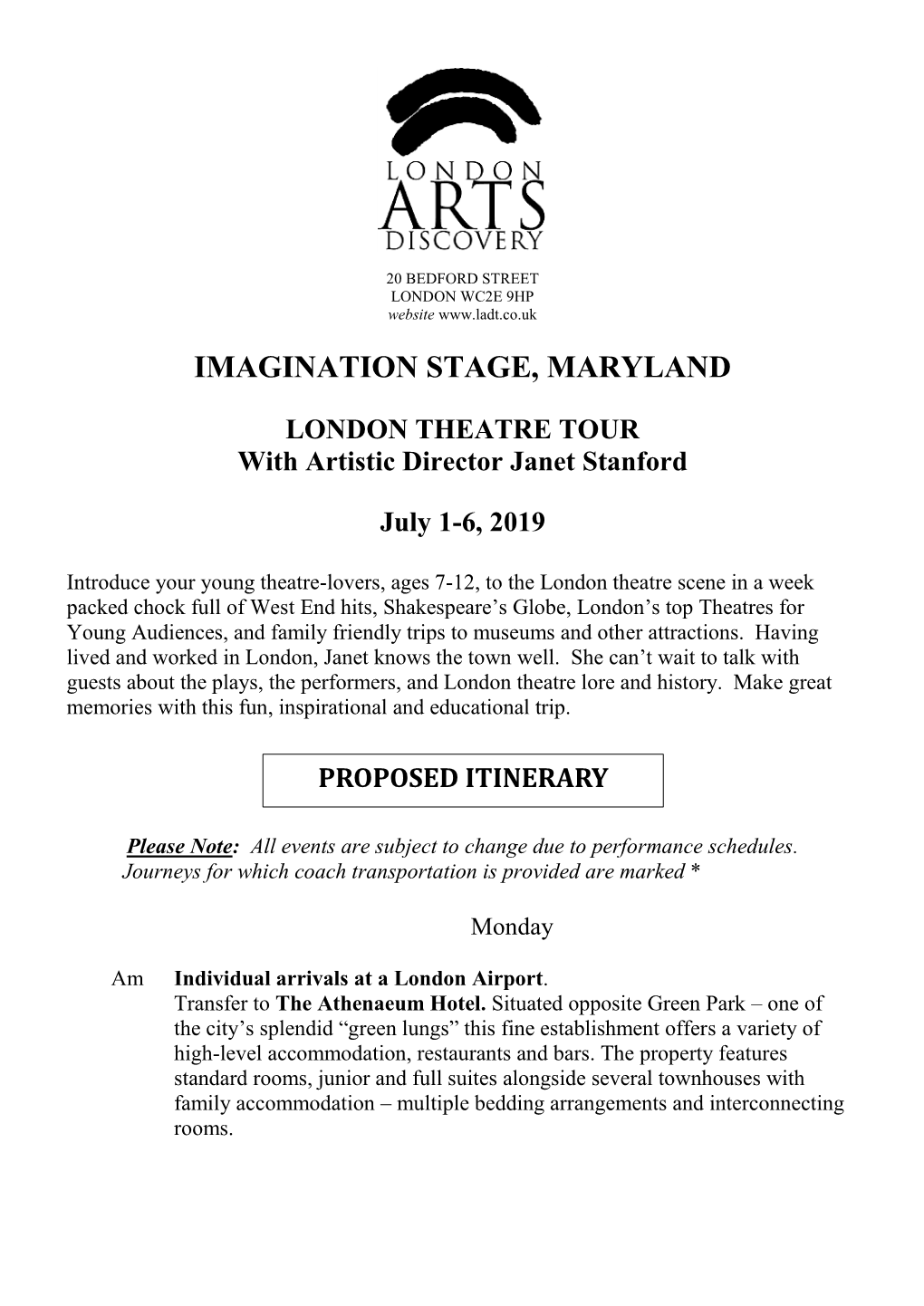 Imagination Stage, Maryland