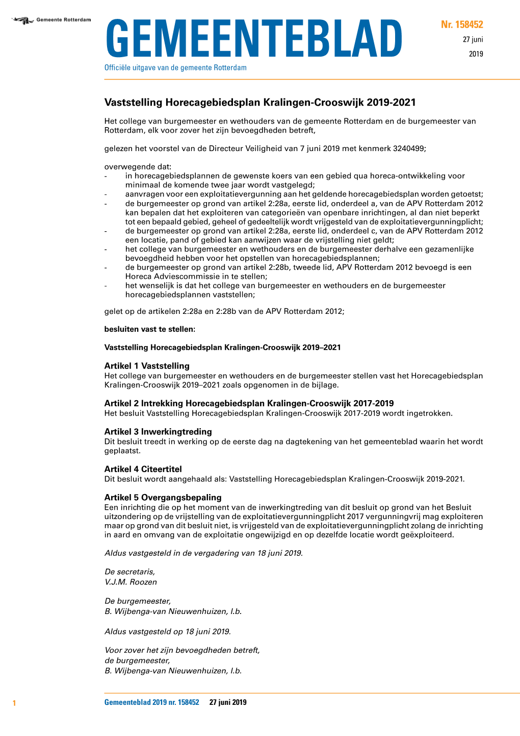 Kralingen-Crooswijk 2019-2021