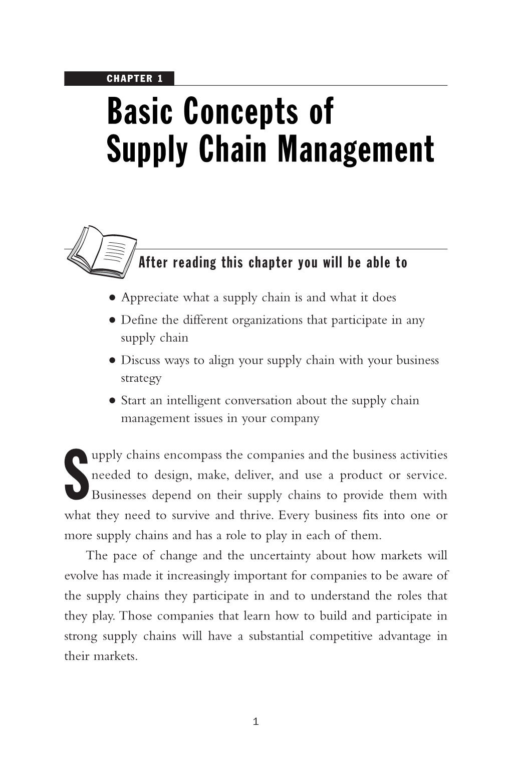 Basic Concepts of Supply Chain Management