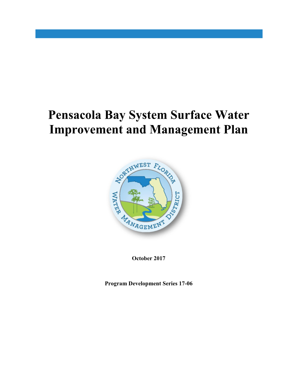 Pensacola Bay System Surface Water Improvement and Management Plan