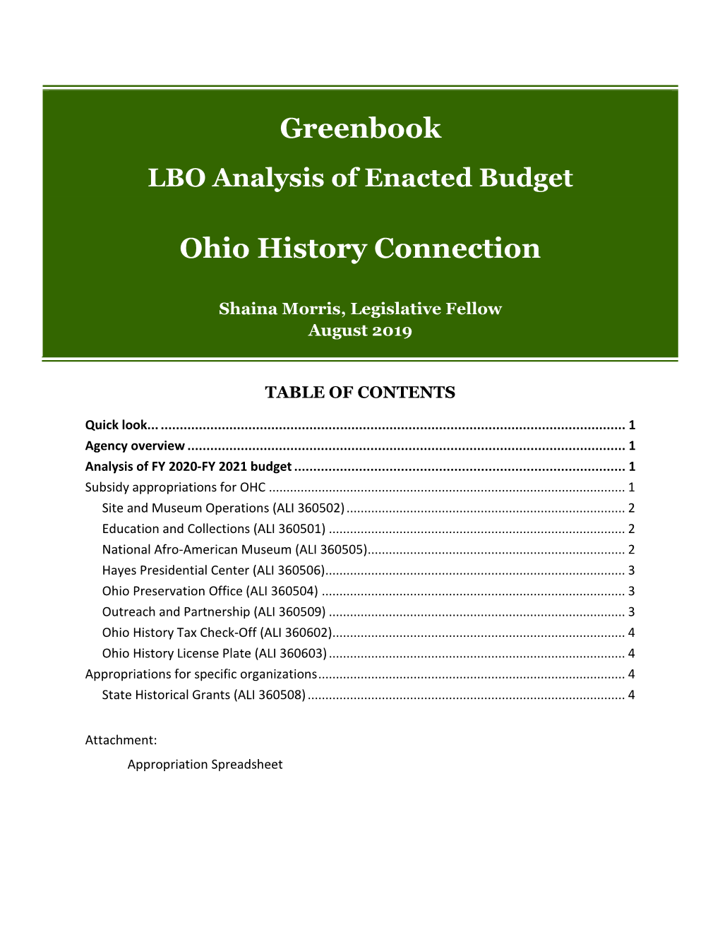 Greenbook Ohio History Connection