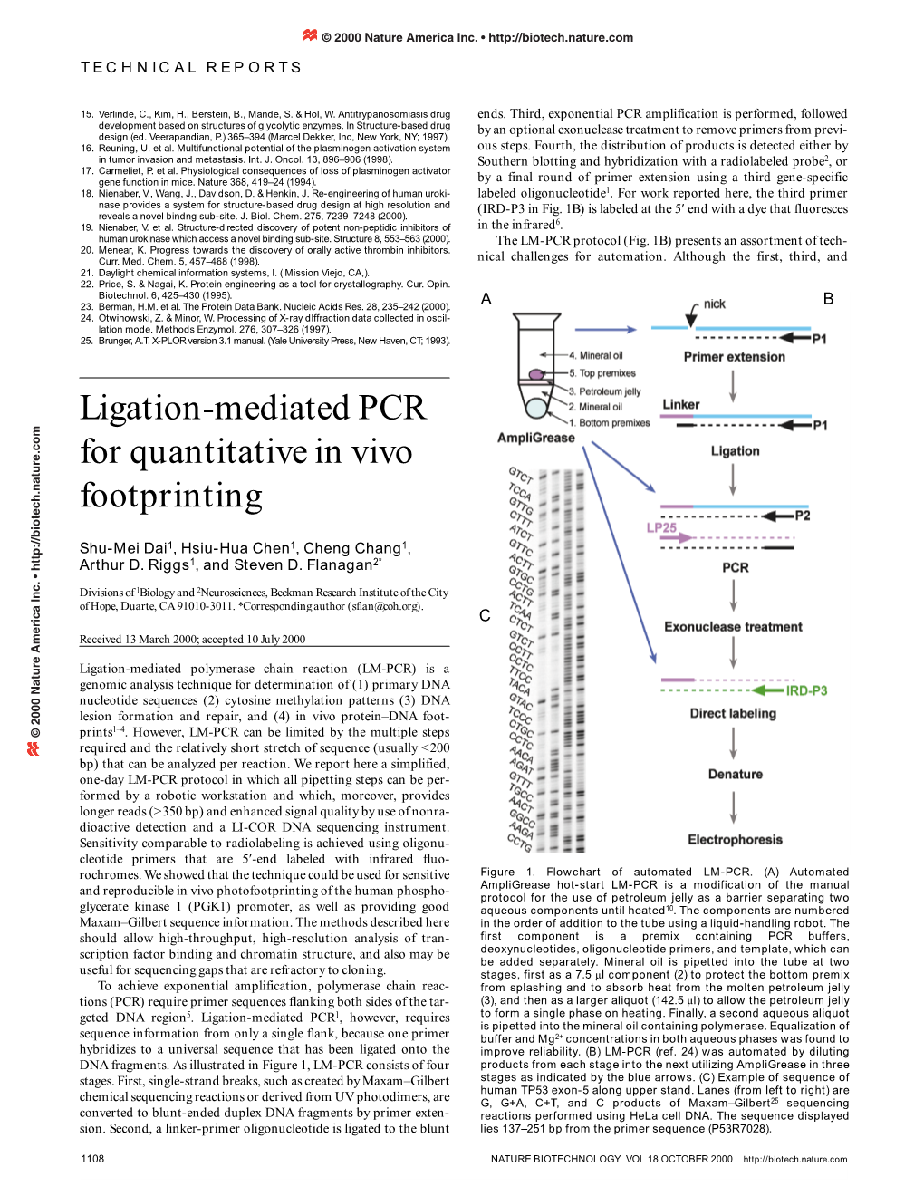 Ligation-Mediated PCR for Quantitative in Vivo Footprinting