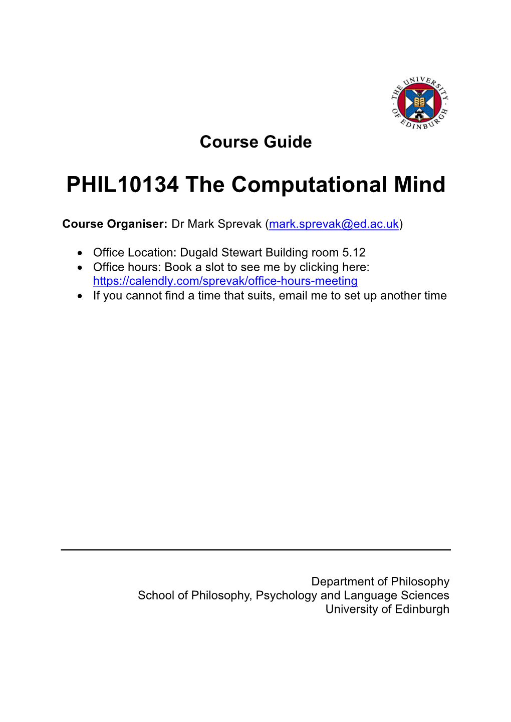 Course Guide