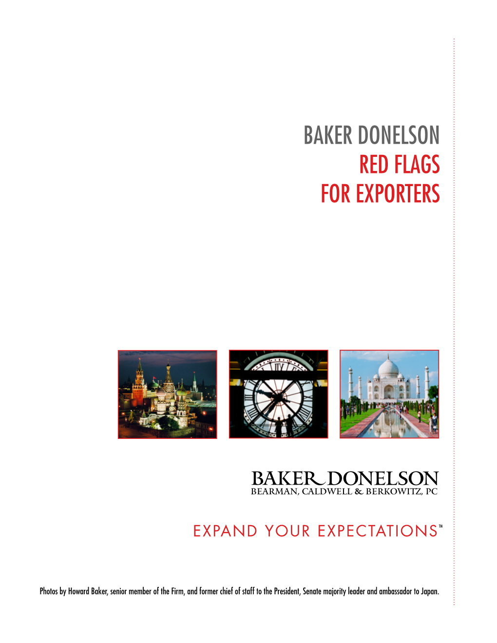 Baker Donelson Red Flags for Exporters