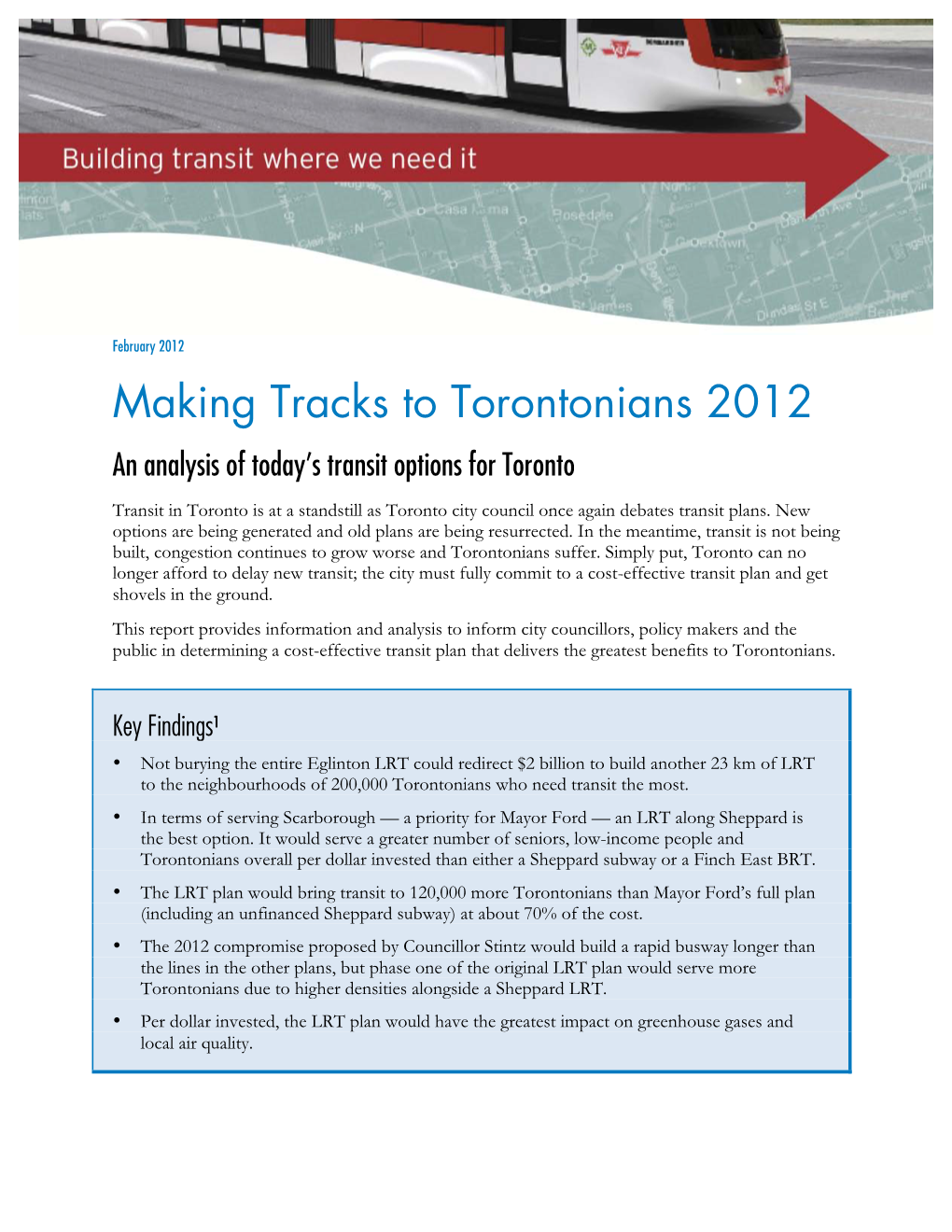 Transit Report