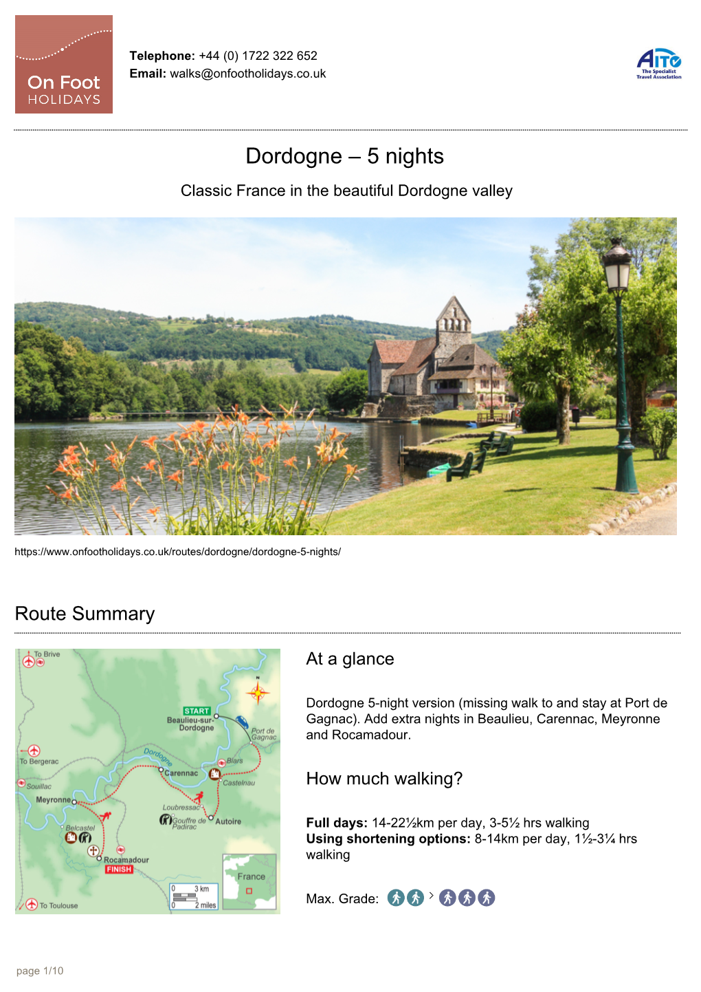 Dordogne – 5 Nights Classic France in the Beautiful Dordogne Valley
