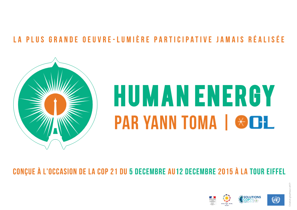 Human ENERGY Human Par YANN TOMA|