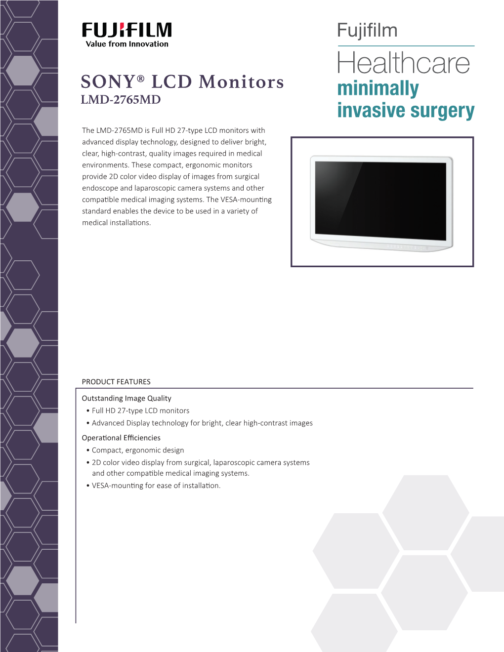 SONY® LCD Monitors LMD- MD