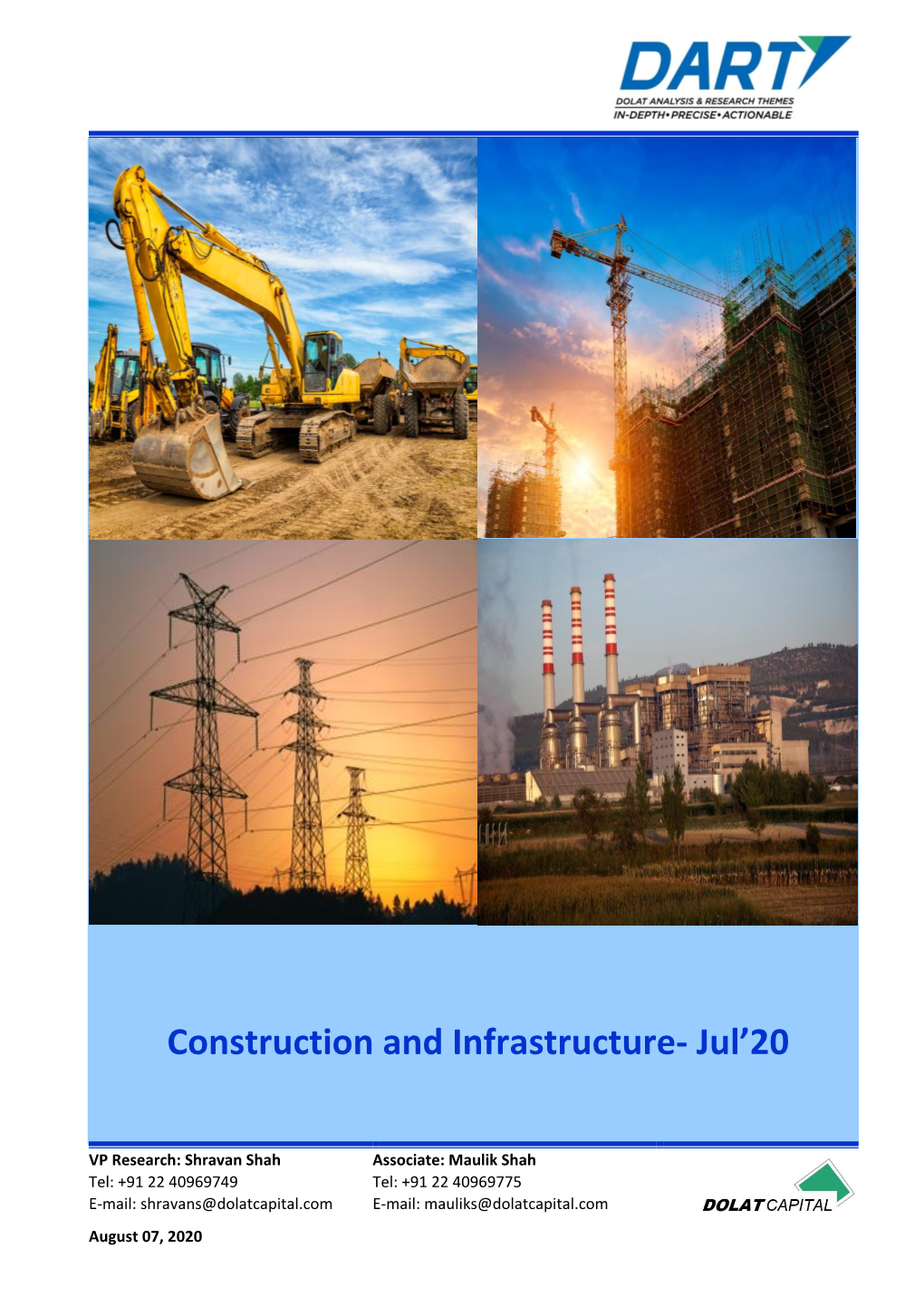 Construction and Infrastructure- Jul'20