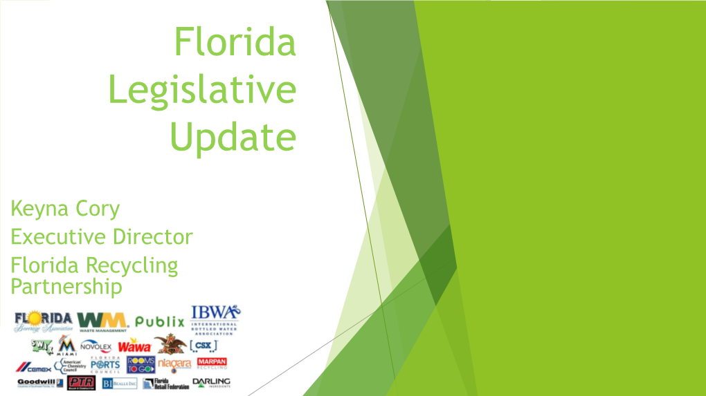 Florida Legislative Update