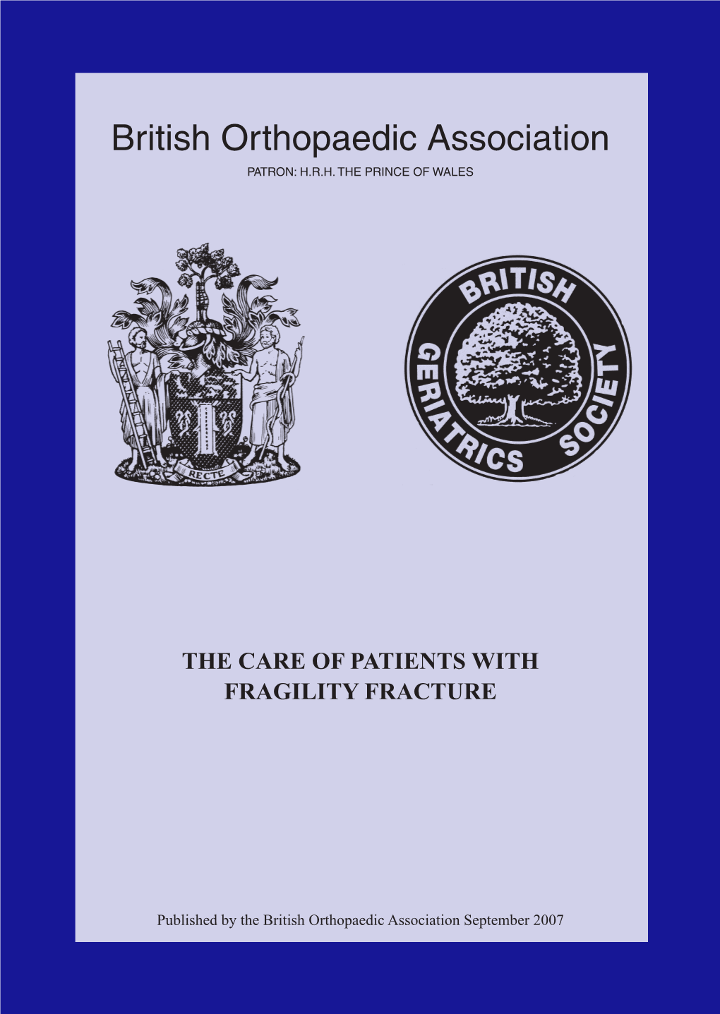 Blue Book on Fragility Fracture Care