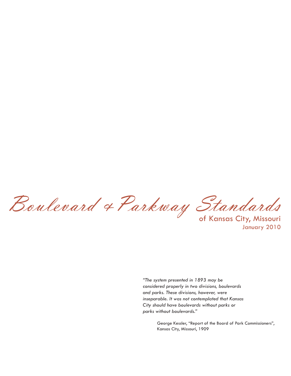 Download the Boulevard & Parkway Standards