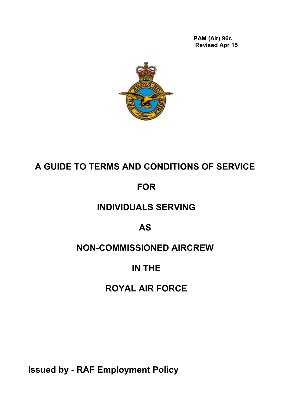 A Guide to Terms and Conditions of Service