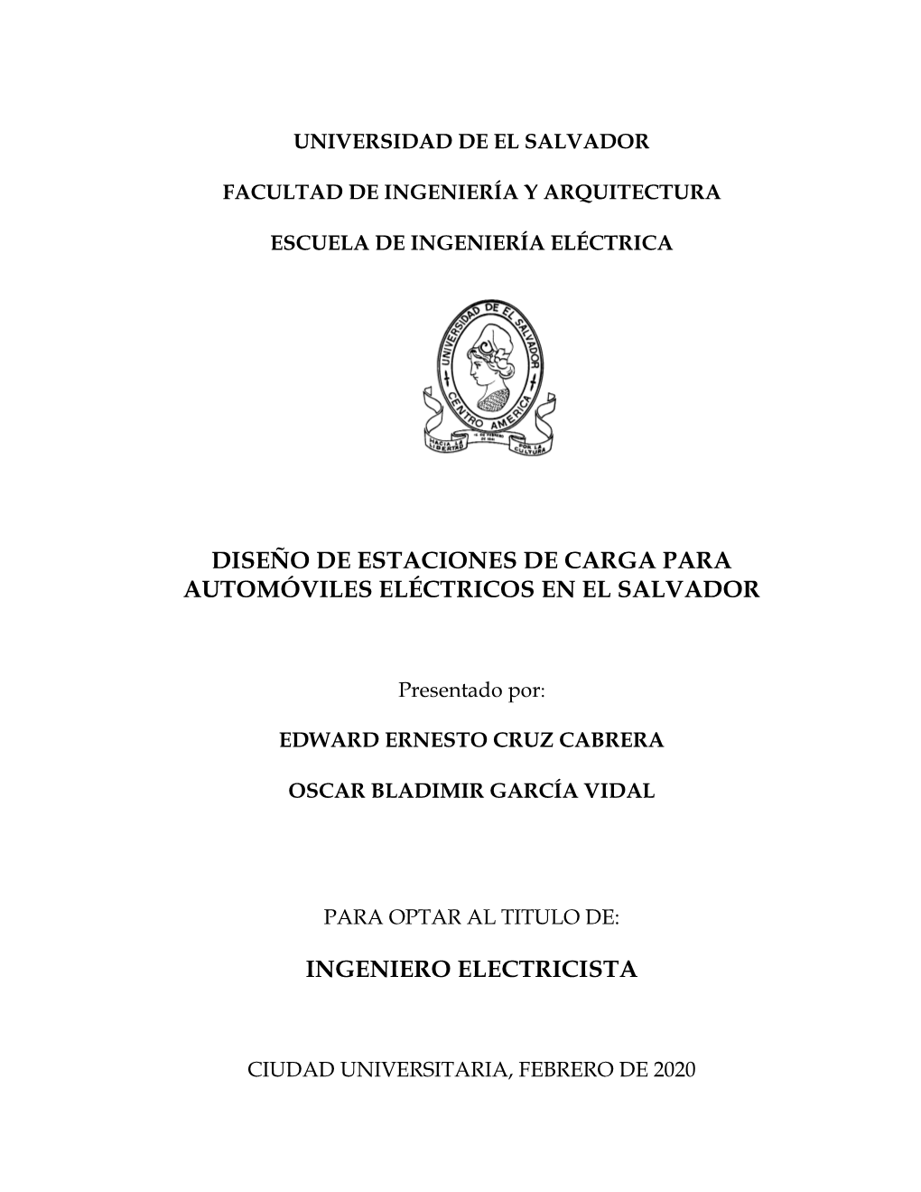 Diseño De Estaciones De Carga Para Automóviles Eléctricos En El Salvador Ingeniero Electricista