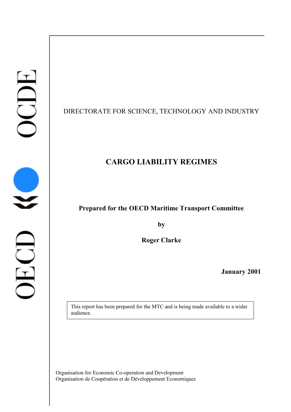 Cargo Liability Regimes