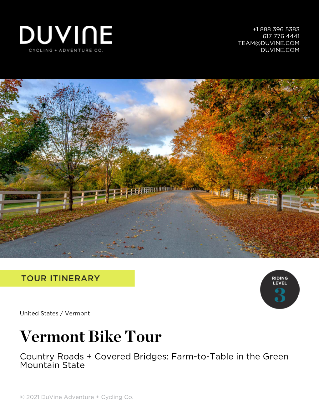Vermont Bike Tour Country Roads + Covered Bridges: Farm-To-Table in the Green Mountain State