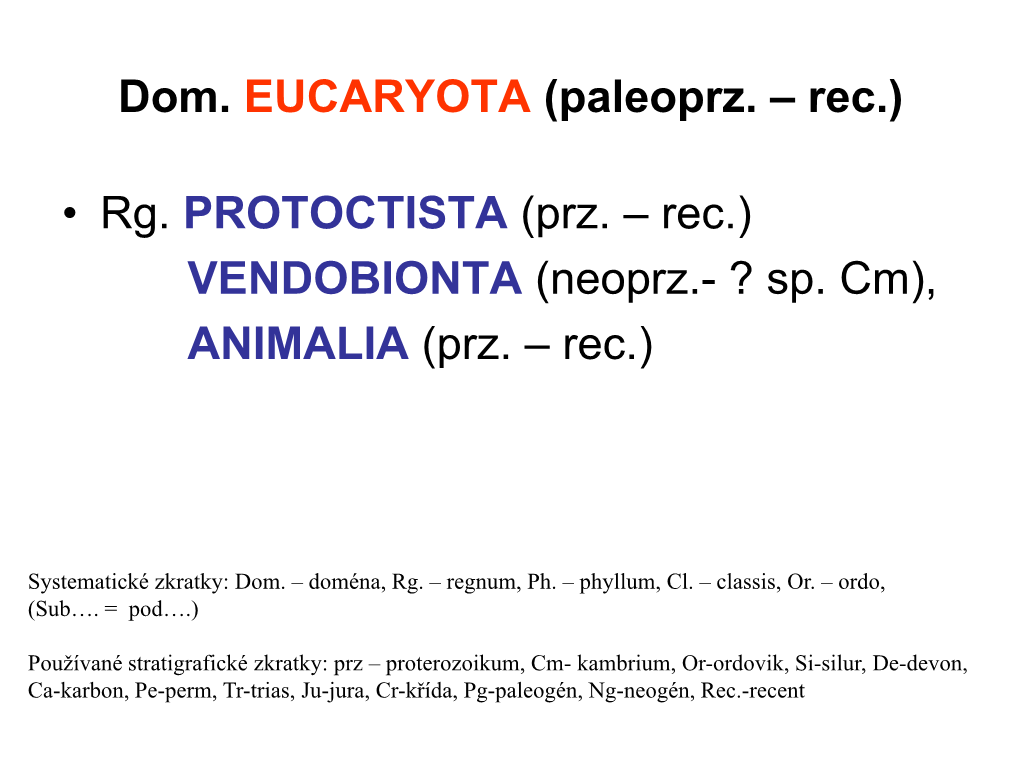 Paleoprz. – Rec.)