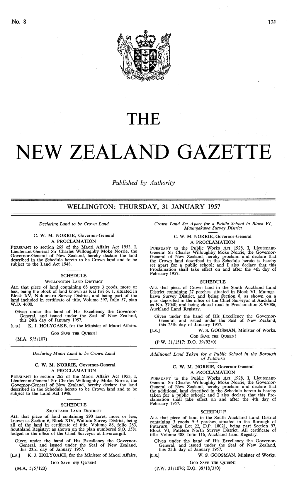 New Zealand Gazette