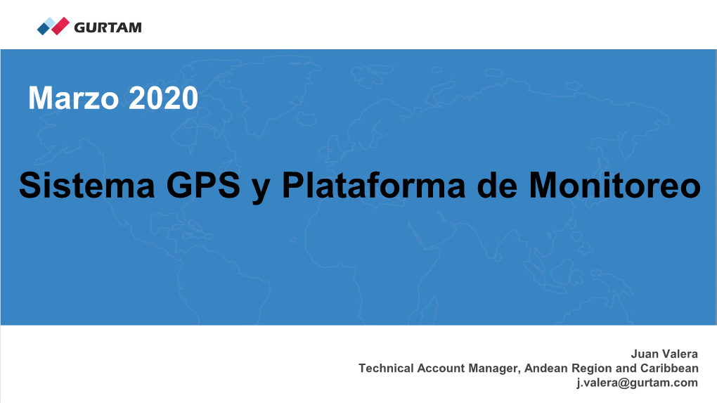 Sistema GPS Y Plataforma De Monitoreo