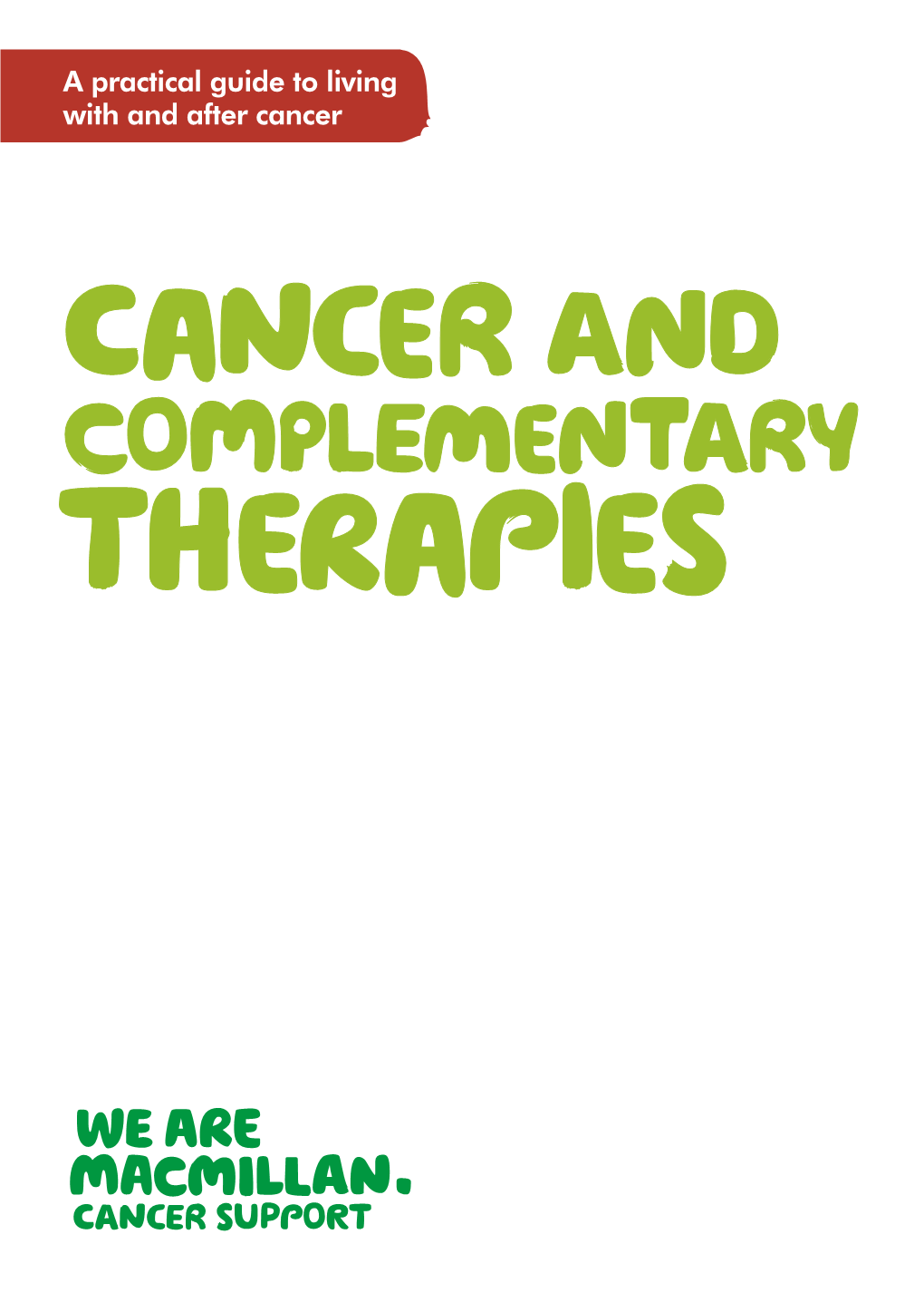 Cancer and Complementary Therapies Contents 1