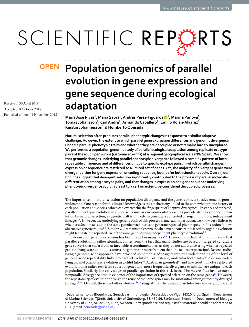 Population Genomics of Parallel Evolution in Gene Expression And