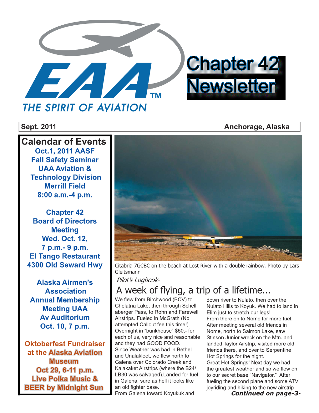 Chapter 42 Newsletter