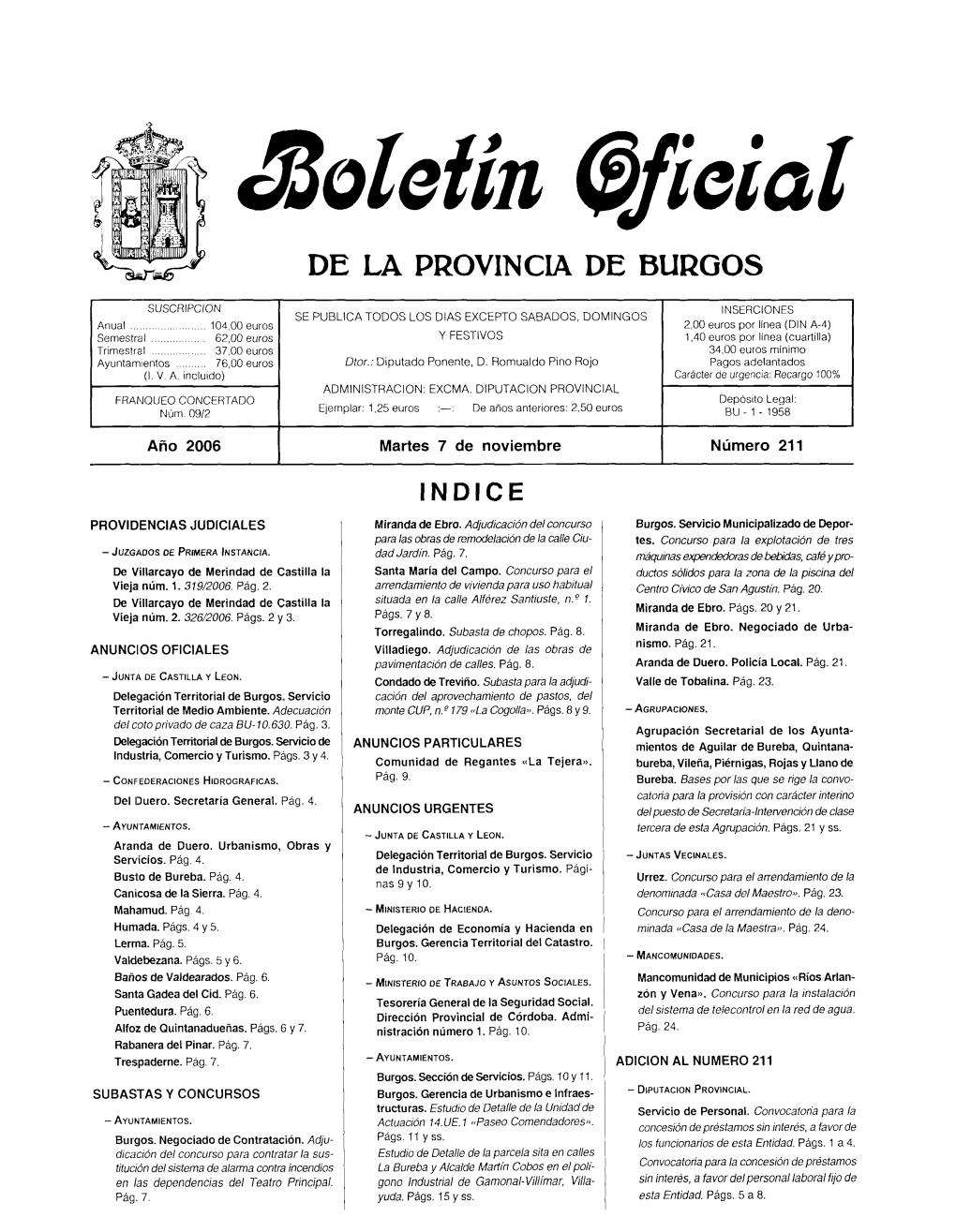 Boletín BOPBUR