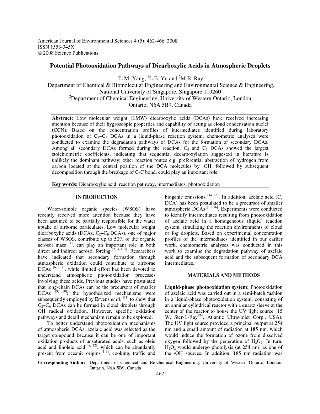 Potential Photooxidation Pathways of Dicarboxylic Acids in Atmospheric Droplets