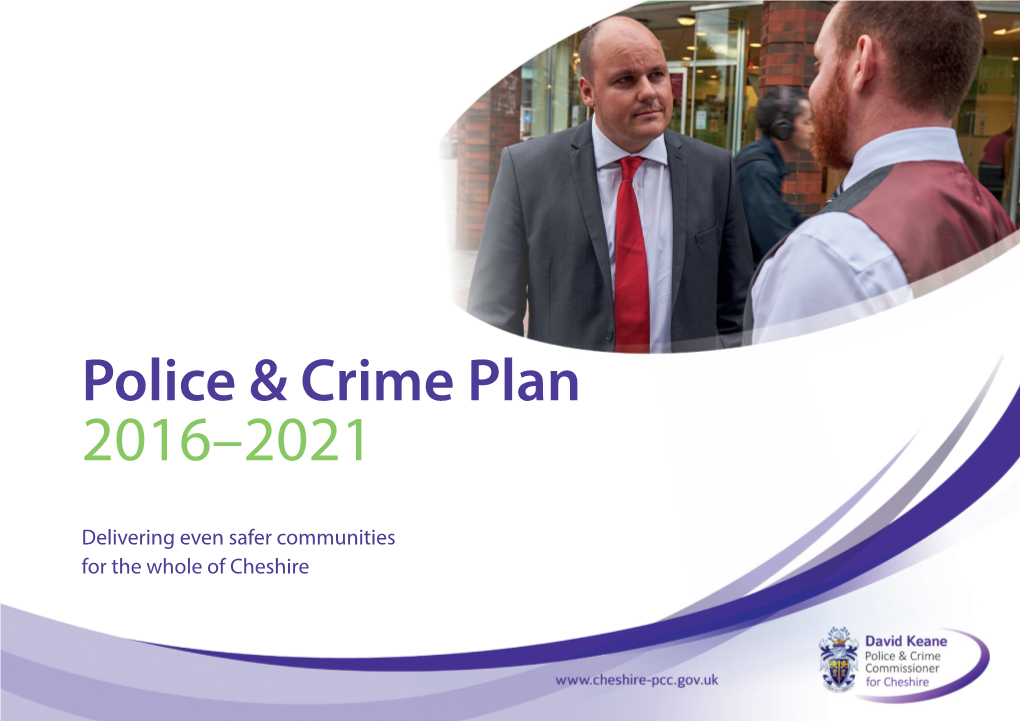 Cheshire Police & Crime Plan