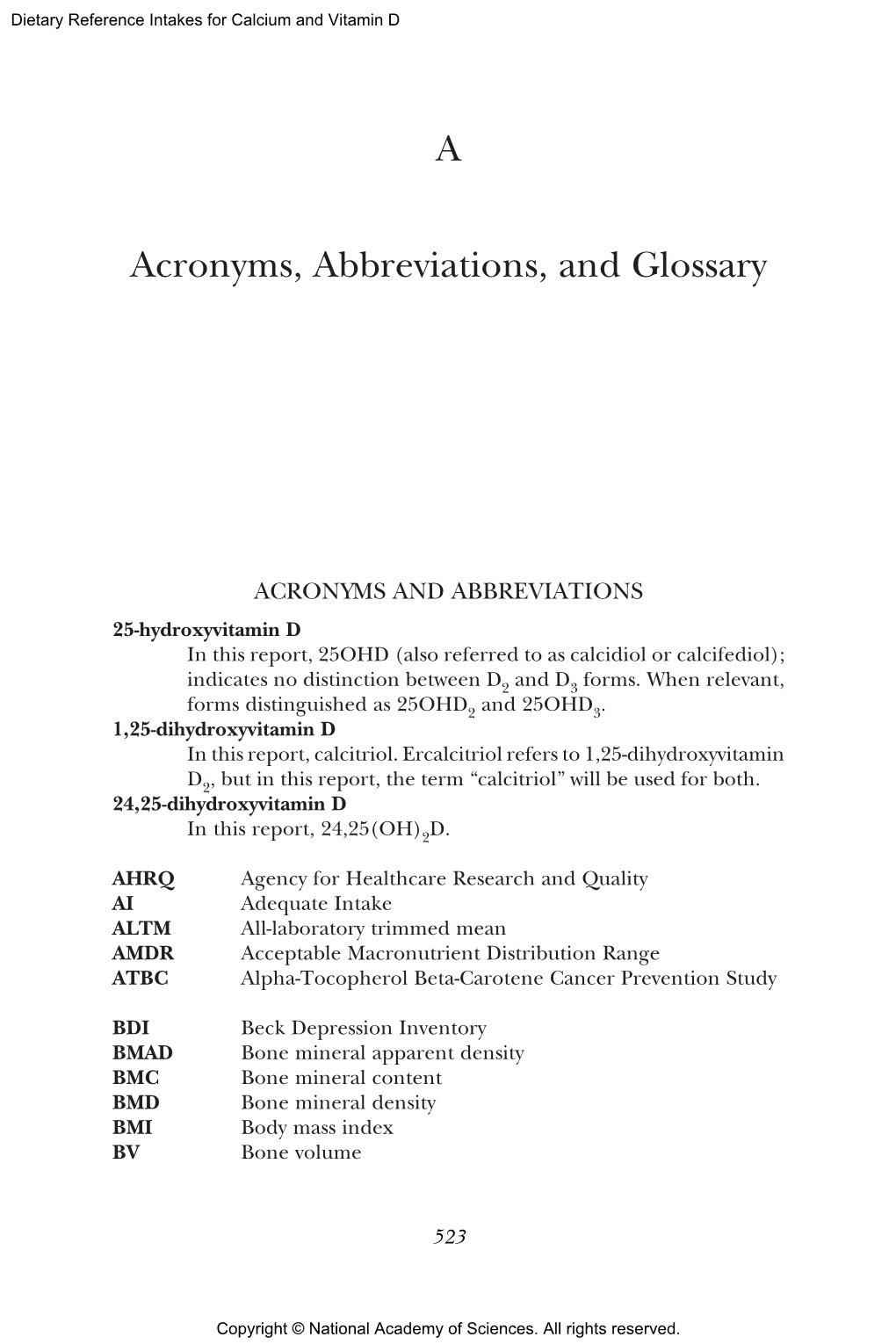 A Acronyms, Abbreviations, and Glossary