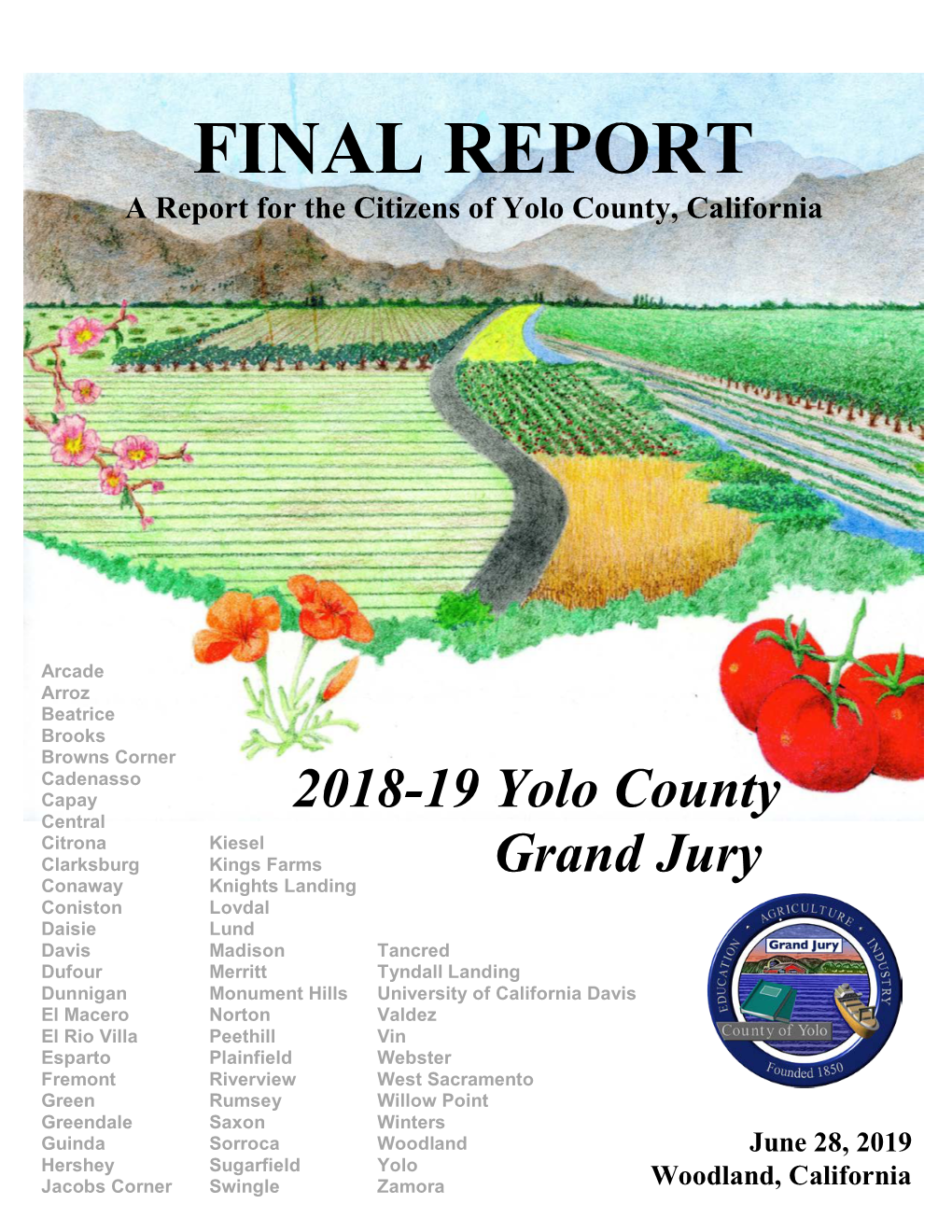 A Report for the Citizens of Yolo County, California