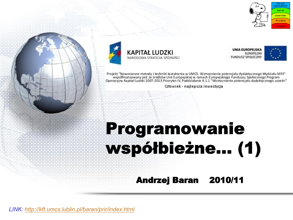 Programowanie Współbieżne