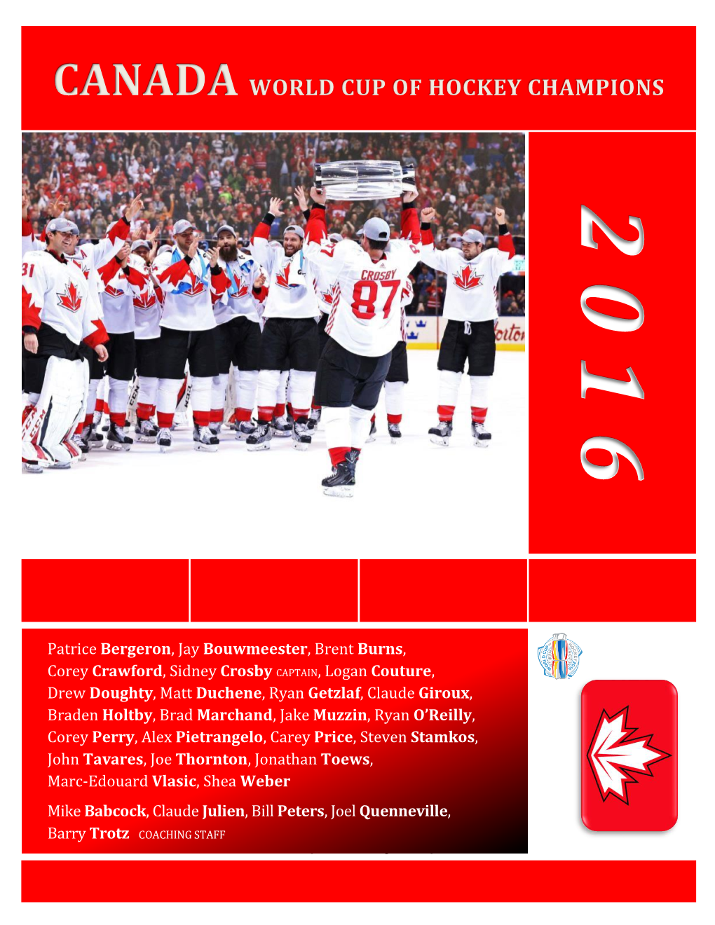 2016 World Cup of Hockey