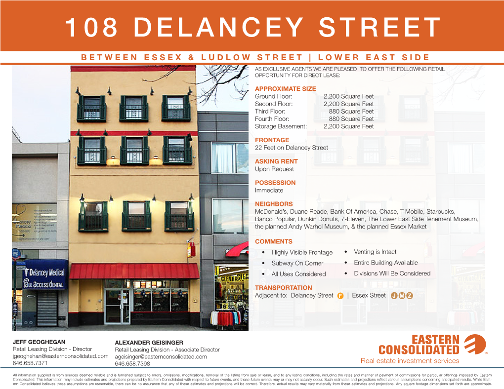 108 Delancey Street