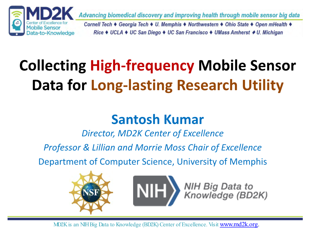 Collecting High-Frequency Mobile Sensor Data for Long-Lasting Research Utility