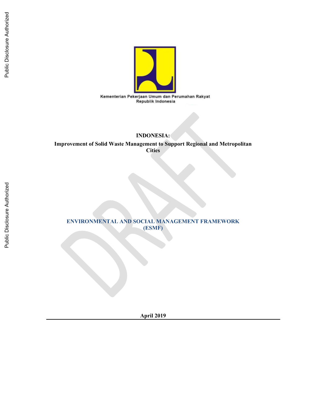 Annex 5 – Typical Environmental Impacts And